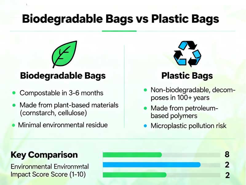 Biodegradable Bags Vs Plastic Bags​