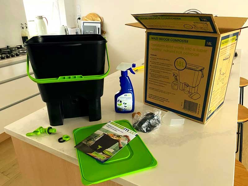 Dog poop compost bin