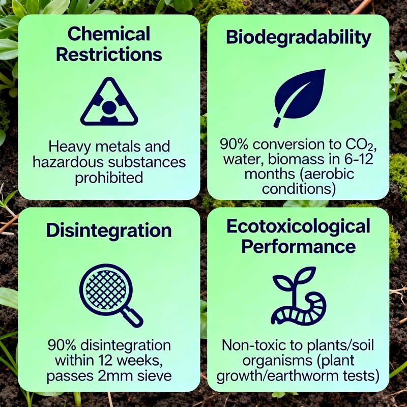 How to Check Compostable Bag Quality (10 Simple Tests You Can Do at Home) 4 Compostable Bag Quality Standards