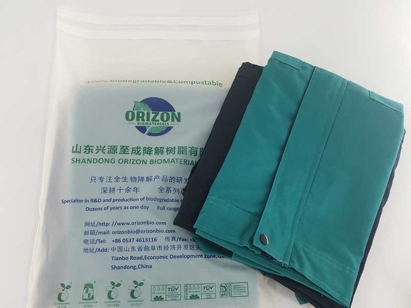 Compostable garment bags