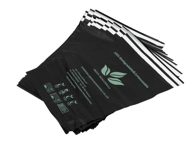 Double-layer biodegradable bags