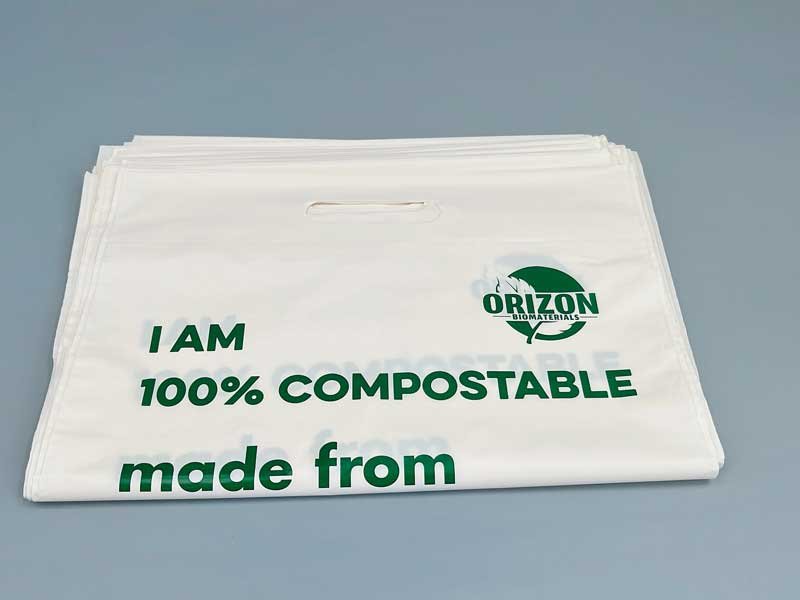Four-Finger Compostable Garment Bags for Retail Apparel Packaging