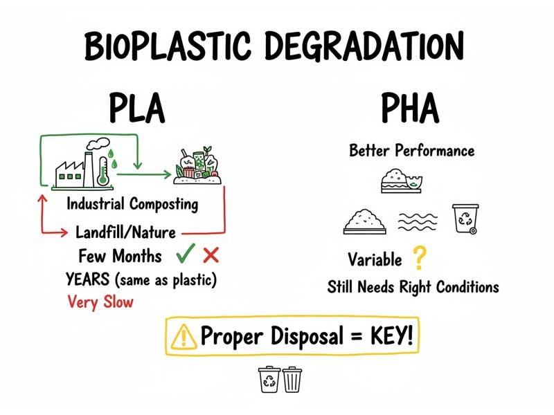 What Is Compostable Plastic? The 2025 Ultimate Guide 2 Bioplastic Degradation