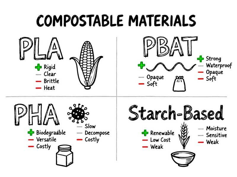 Compostable Bag Materials