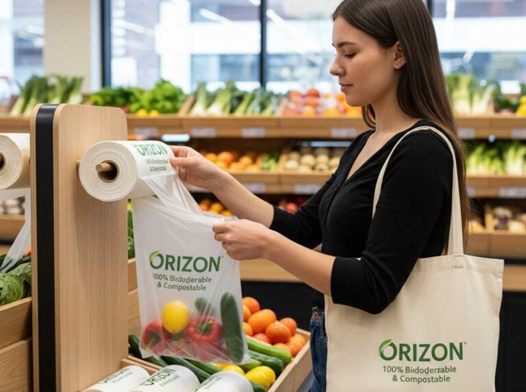 Compostable fruit and vegetable bags