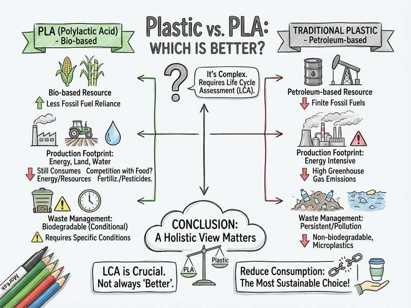 What Is PLA? Ultimate Guide to Biobased Fully Biodegradable Industrial Plastics 6 Is Pla Better Than Plastic