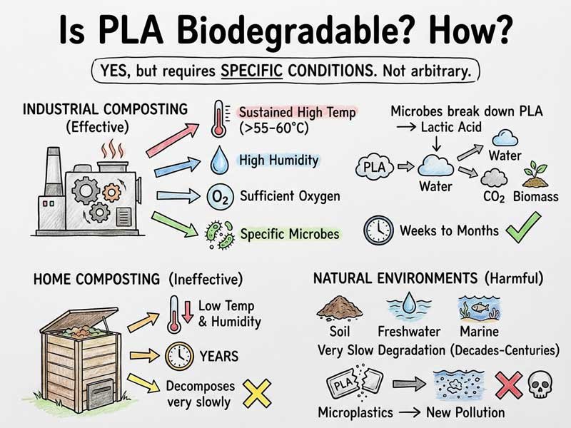 What Is PLA? Ultimate Guide to Biobased Fully Biodegradable Industrial Plastics 4 Is Polylactic Acid Biodegradable