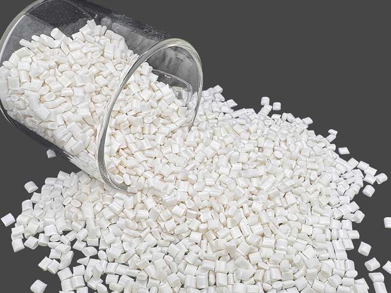 PLA (polylactic acid) used in compostable bags, made from plant-based materials such as corn starch
