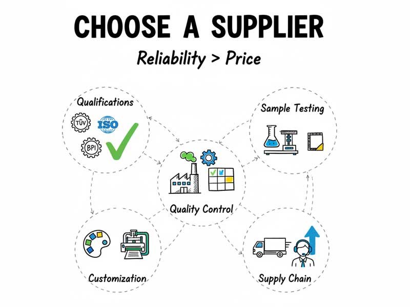 Selecting suppliers