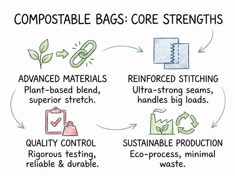 Why Choose Orizon for the Strongest & Heavy Duty Compostable Trash Bags