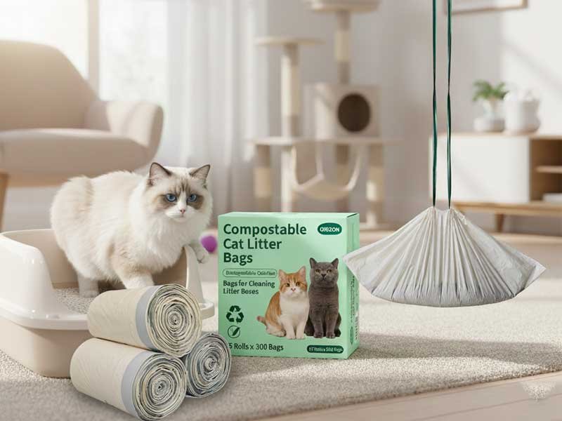 Compostable Cat Litter Bags: What Buyers Need to Know 3 biodegradable cat litter waste bags