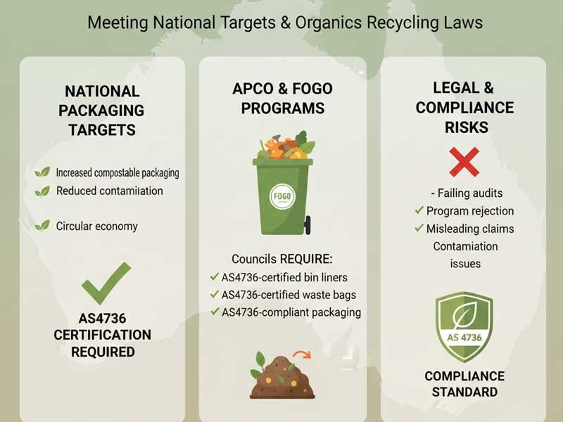 AS4736 Fits Into Australia’s Compostable Packaging