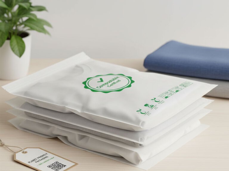 Compostable Garment Packaging for Clothing Brands