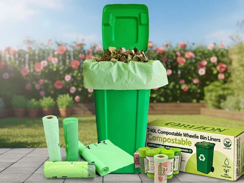 Compostable Wheelie Bin Liners Australia (60L–240L)