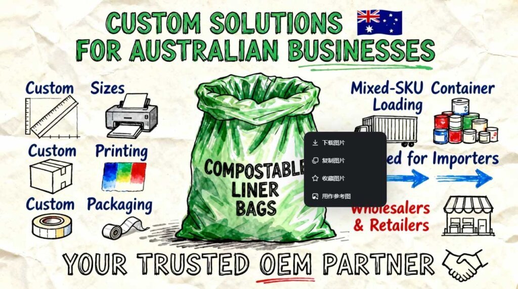 Compostable Wheelie Bin Liners Efficient OEM & Bulk Supply