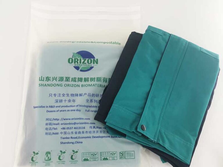 Home Compostable Flat Apparel Bags