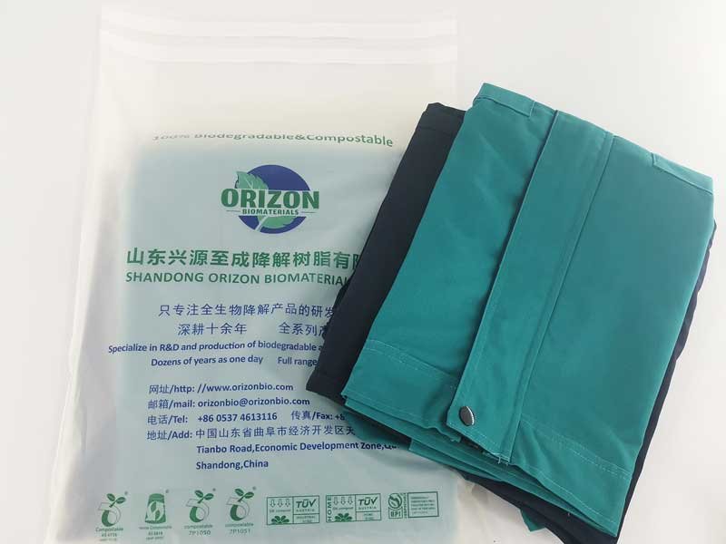 Home Compostable Flat Apparel Bags