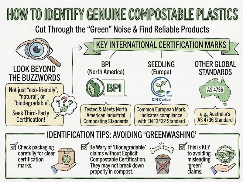 What Is Compostable Plastic? The 2025 Ultimate Guide 5 How to Identify Genuine Compostable Plastics