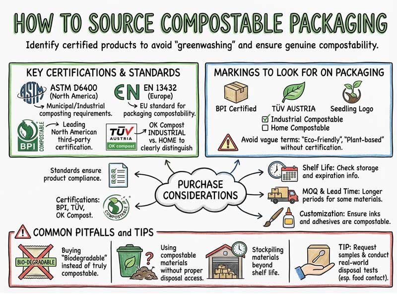 What Is Compostable Packaging? A Professional Guide for Brands and Buyers 6 How to Procure Compostable Packaging