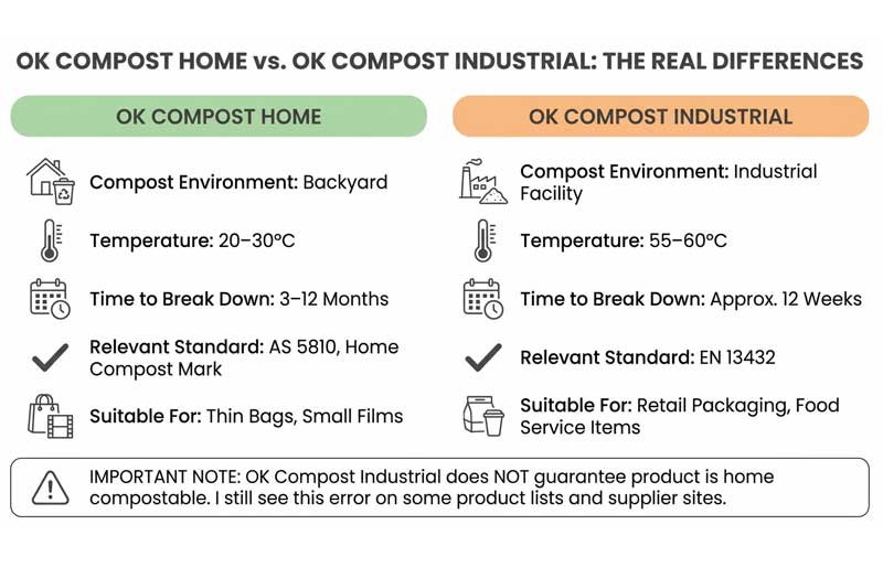 OK Compost HOME vs INDUSTRIAL