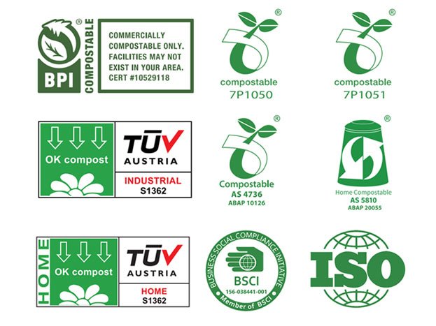 ORIZON Compostable bag certification