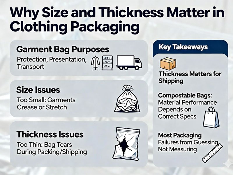 Why Size and Thickness Matter in Clothing Packaging
