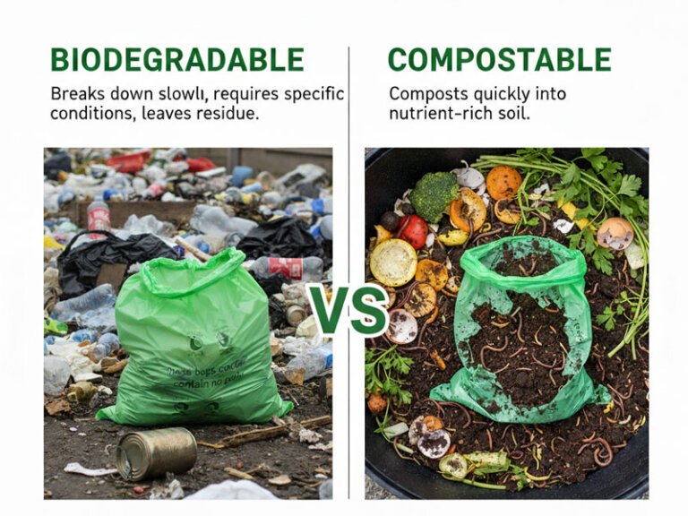Biodegradable or Compostable Waste Bags
