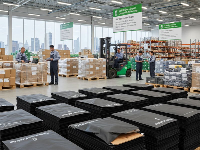 Compostable Mailer Bags for EU Wholesale