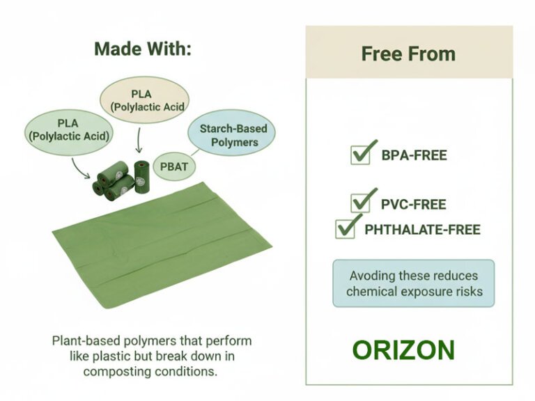 Compostable Nappy Bags Materials