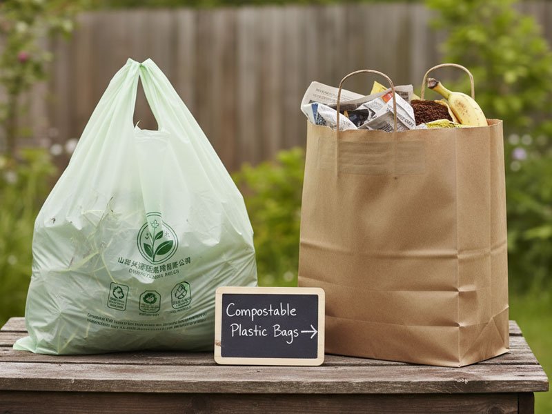 Compostable Plastic Bags vs Paper Bags: A Practical Guide for B2B Buyers 1 Compostable Plastic Bags vs Paper Bags