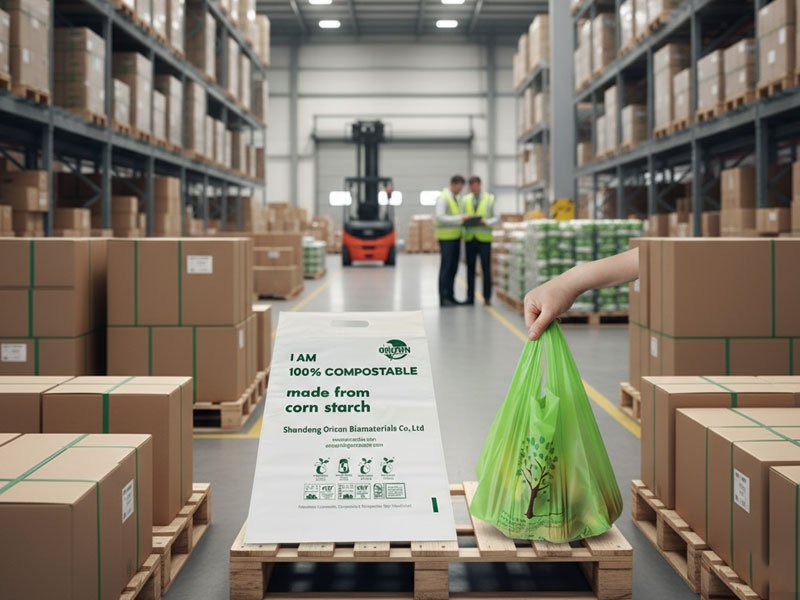 Compostable Shopping Bags for EU Wholesale