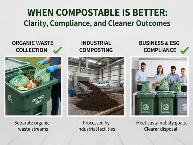 Compostable Waste Bags Are the Better Choice