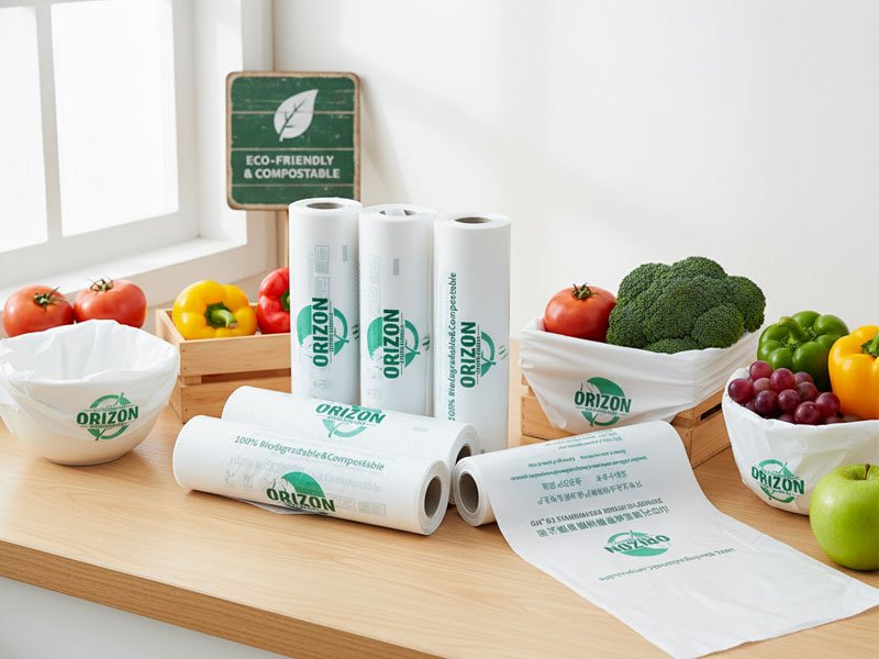 Flat Open-Top on Roll Produce Bags