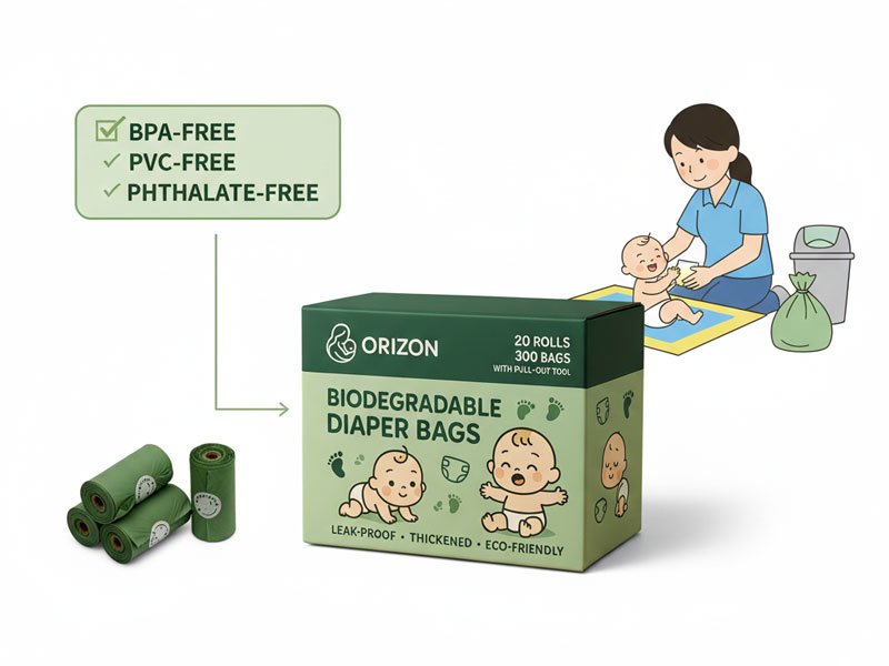 How to choose the material for diaper handling bags