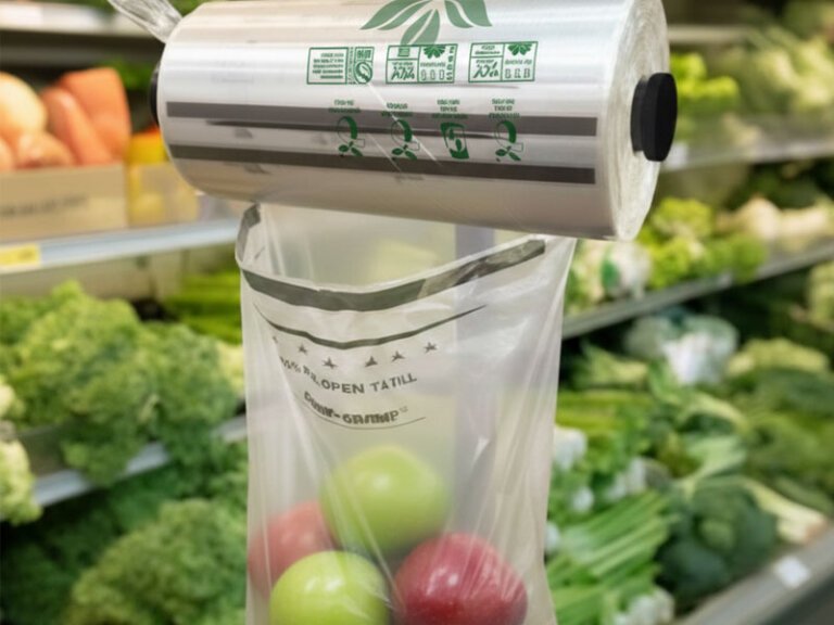 Pre-Open Compostable Produce Bags Wholesale