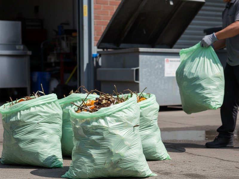 heavy-duty compostable liners