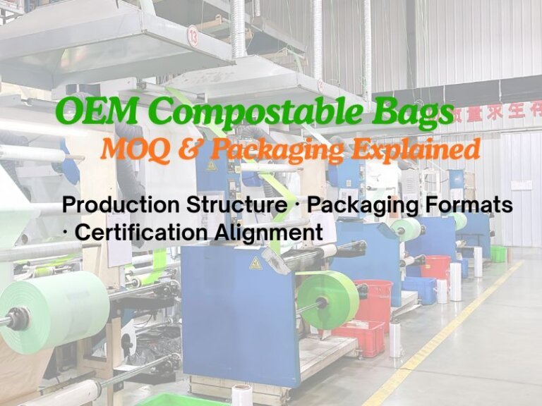 OEM Compostable Bags MOQ & Packaging Explained