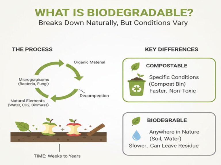 What Is Biodegradable? Meaning in Packaging & Waste Systems