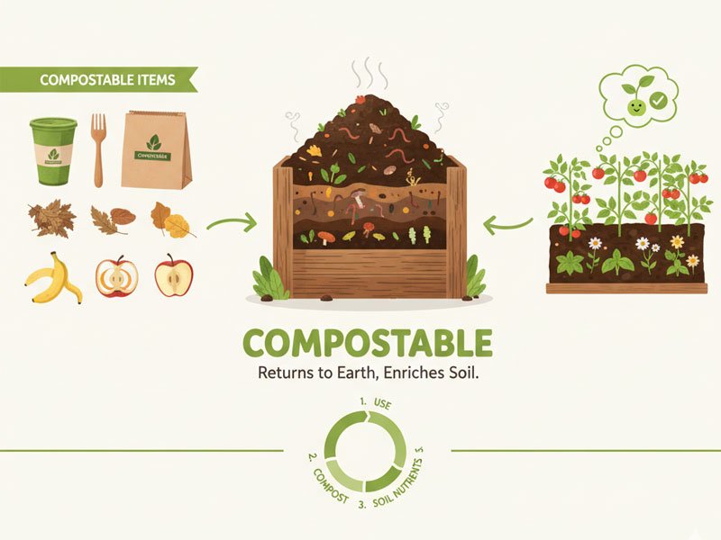 what does compostable means