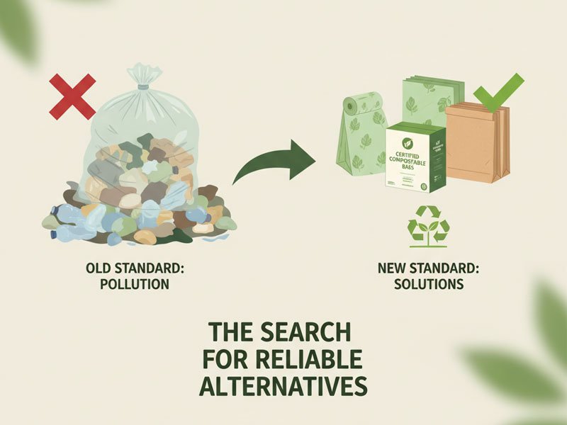 Alternative to Plastic Garbage Bags: What Works Best for Waste Collection? 1 Alternative to Plastic Garbage Bags