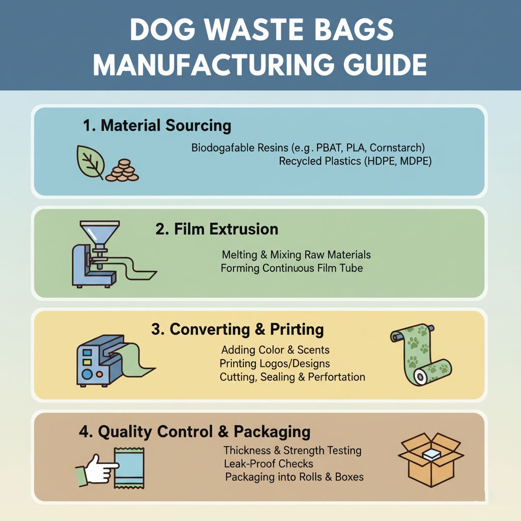 Dog Waste Bags Manufacturing