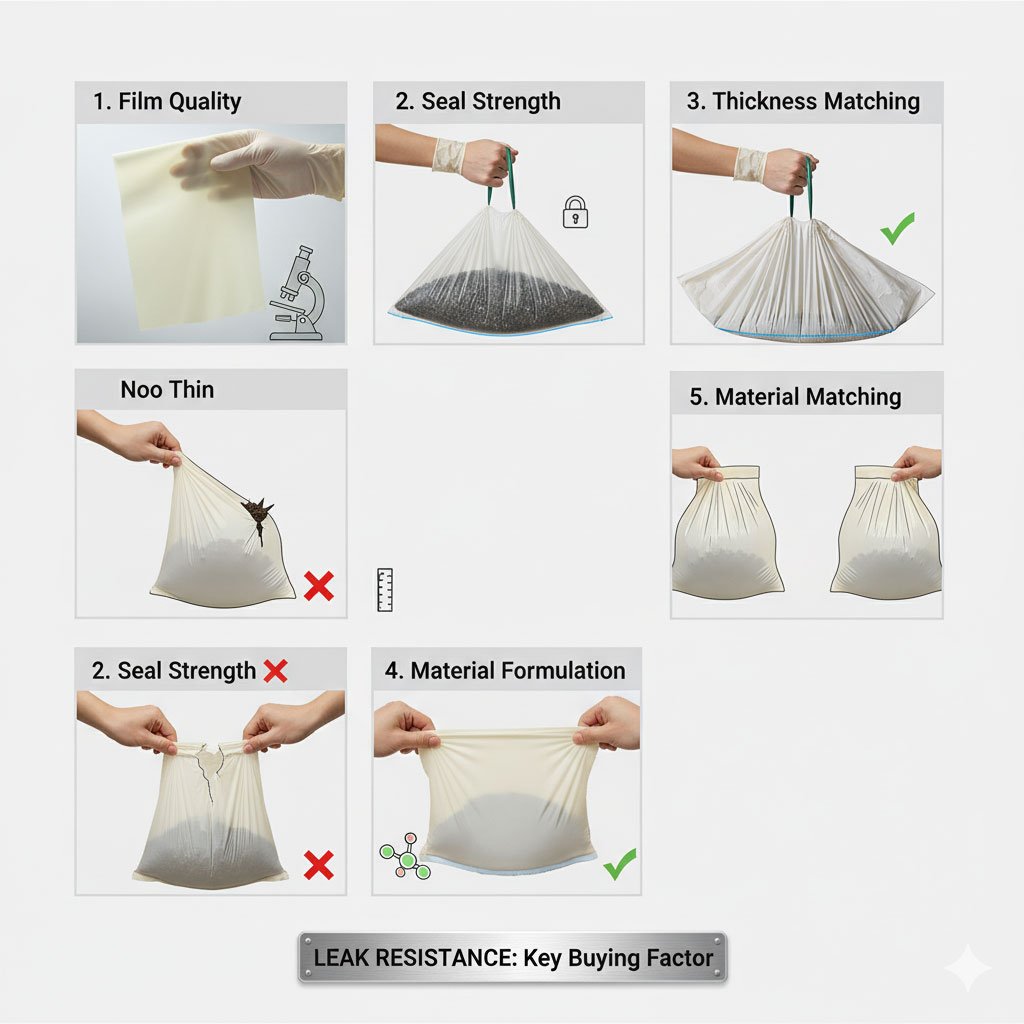 Cat Litter Waste Bags: Size, Thickness and Leak Resistance Guide 3 Leak-proof performance is key