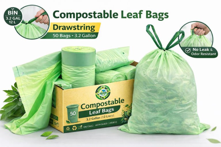 ORIZON Drawstring Compostable Leaf Bags