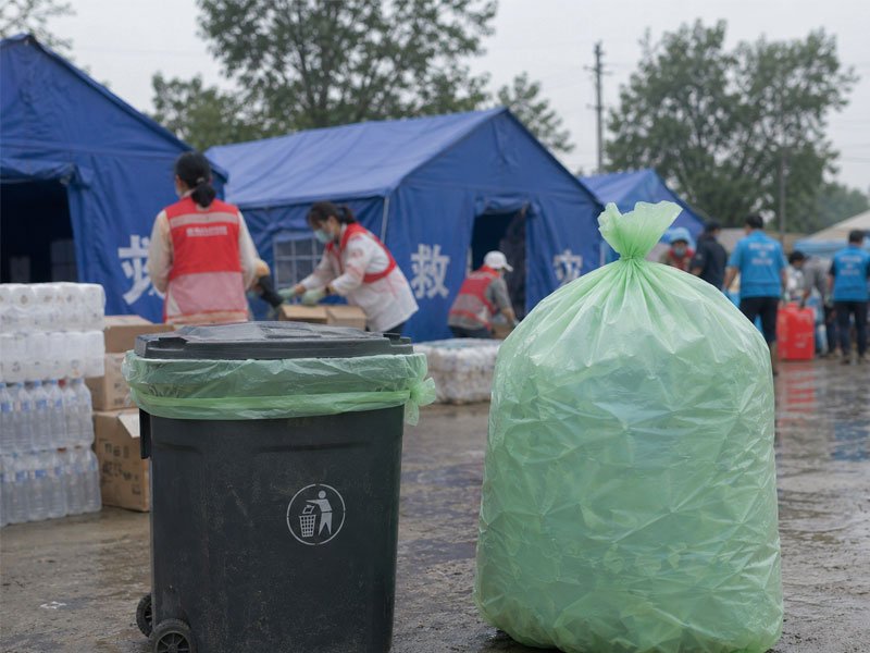 Thickened compostable garbage bags