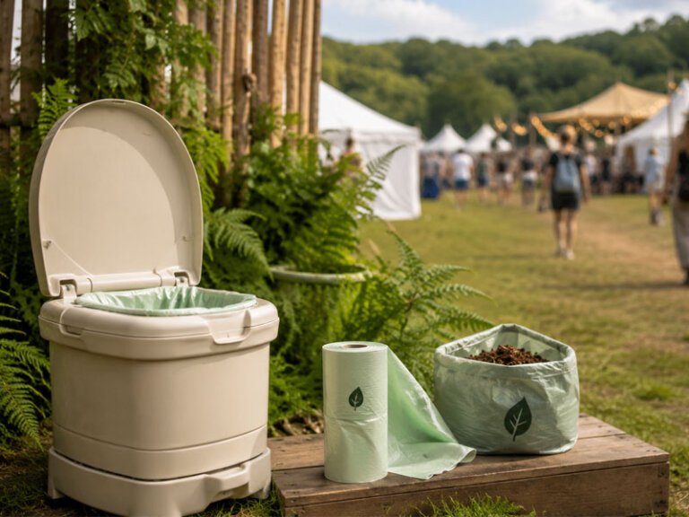 Compostable Toilet Bags for Festivals