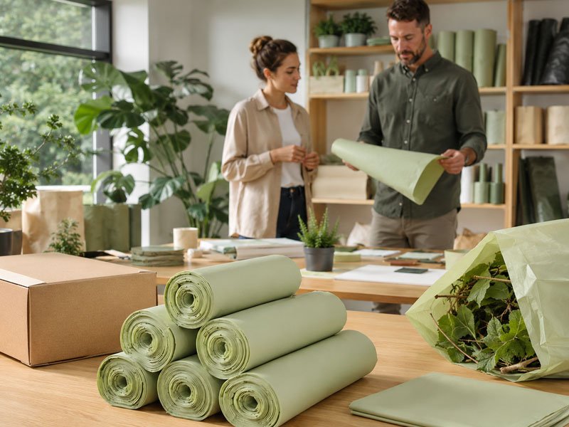 Private-label compostable yard waste bags manufacturer
