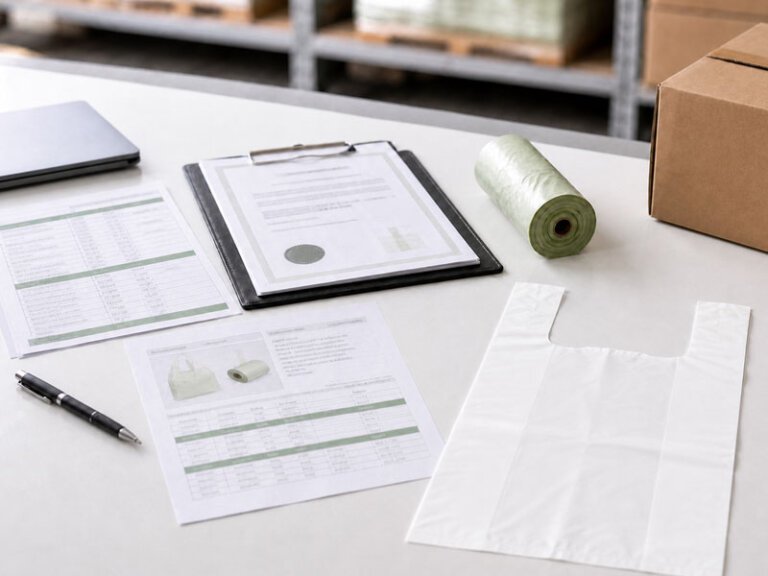Compostable Bag Supplier Documents