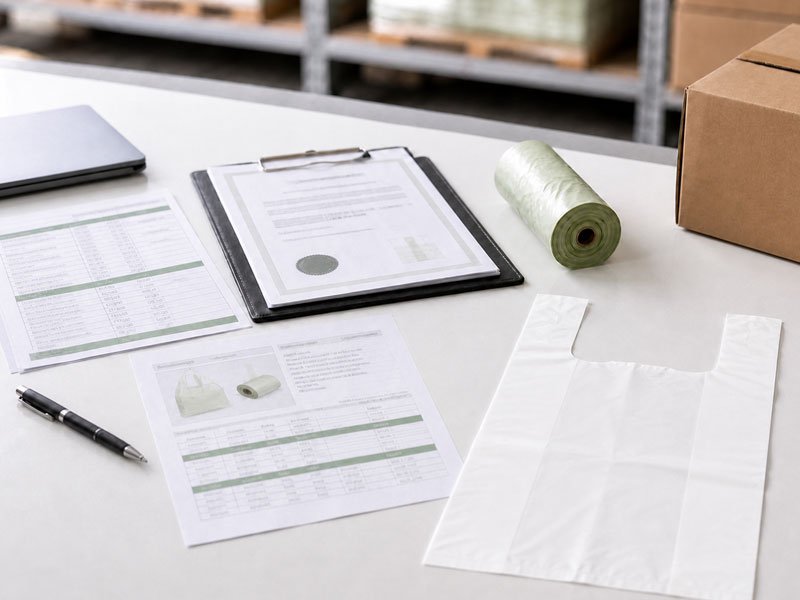 Compostable Bag Supplier Documents