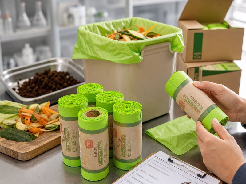 Compostable Food Waste Bags Wholesale