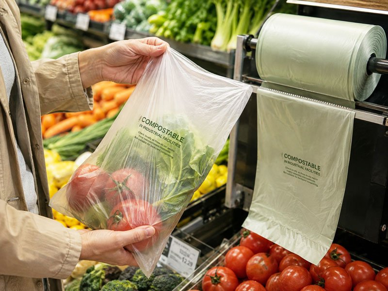 Compostable Produce Bag Transparency